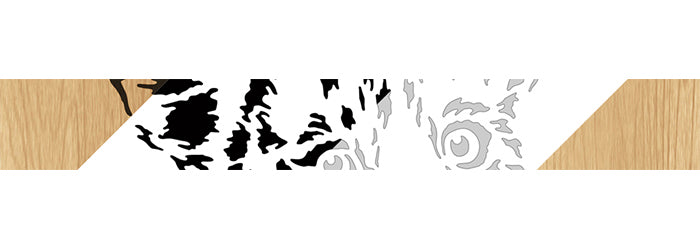 005-Tiger Cub Fretwork Scroll Saw Pattern - Alex Fox Patterns