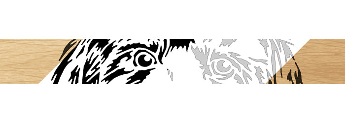 013-Dog Fretwork Scroll Saw Pattern - Alex Fox Patterns