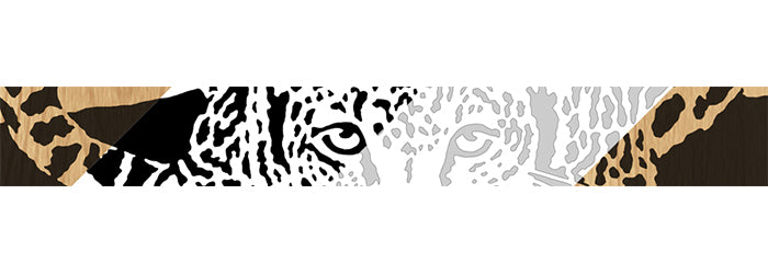 042-Leopard Fretwork Scroll Saw Pattern - Alex Fox Patterns