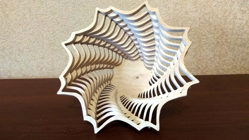 C030-Bowl Scroll Saw Pattern - Alex Fox Patterns
