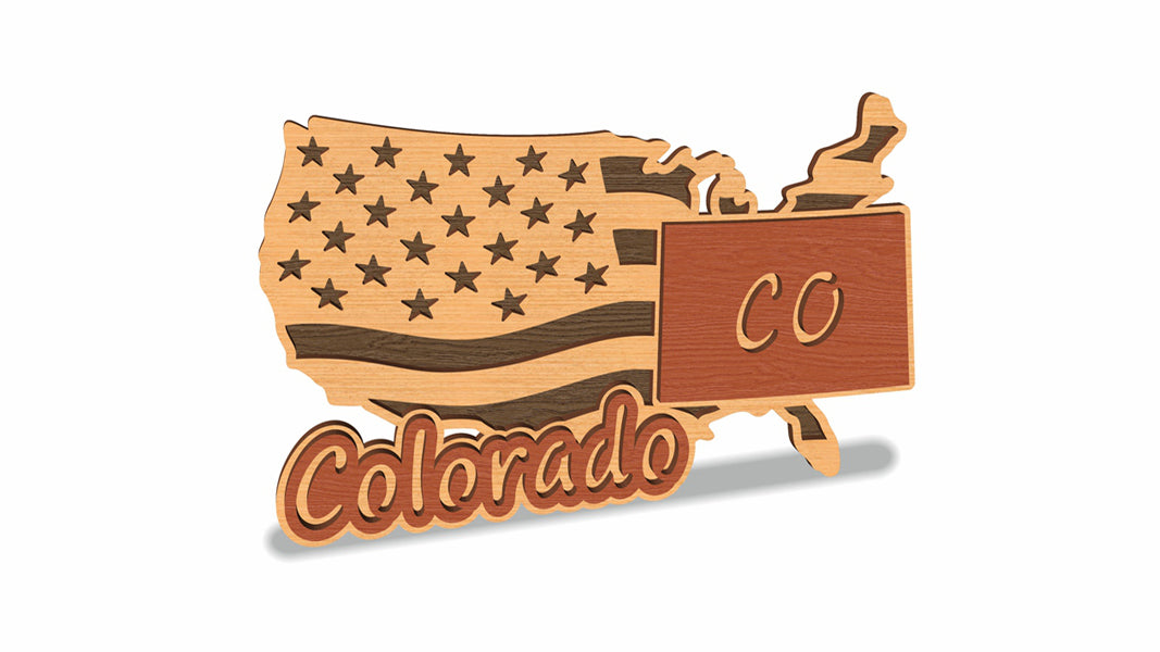 C157-Colorado Scroll Saw Pattern — Alex Fox Patterns