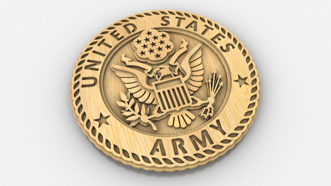C308-US Army Miiitary Scroll Saw Pattern — Alex Fox Patterns