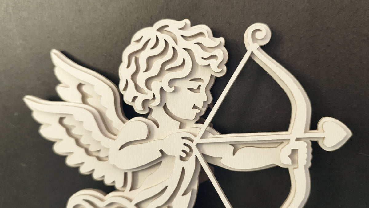C328-Cupid Layered Scroll Saw Project — Alex Fox Patterns
