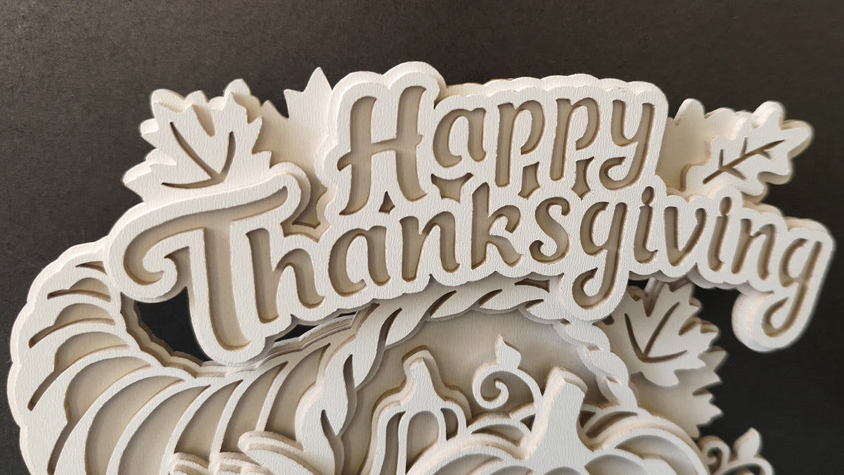 С329-Happy Thanksgiving Layered Scroll Saw Project — Alex Fox Patterns