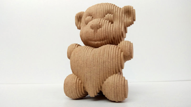C060-Teddy Bear Scroll Saw Pattern - Alex Fox Patterns