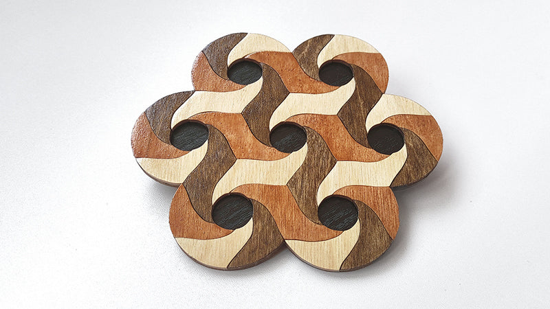 C176-Trivet Scroll Saw Pattern - Alex Fox Patterns