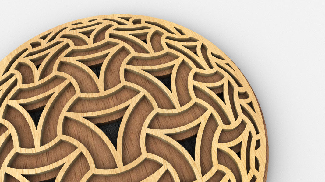 C249-Sphere Set Layered Scroll Saw Patterns - Alex Fox Patterns