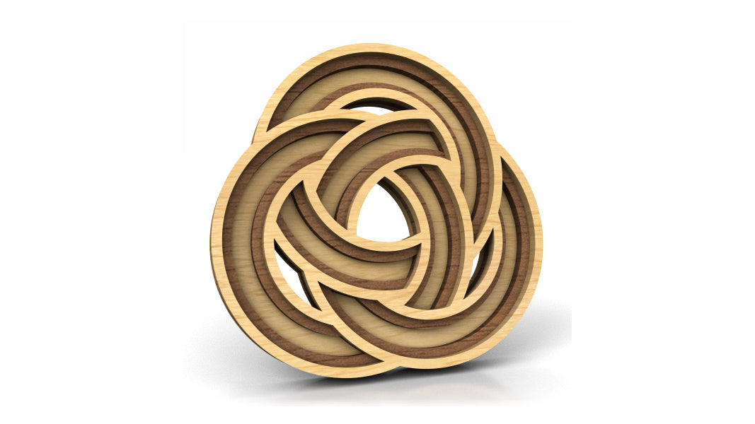 C290-Celtic Ornament Set Layered Scroll Saw Patterns - Alex Fox Patterns