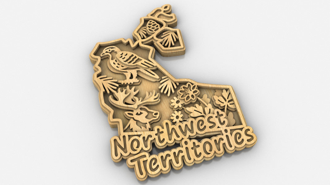 C305-Northwest Territories Scroll Saw Pattern — Alex Fox Patterns