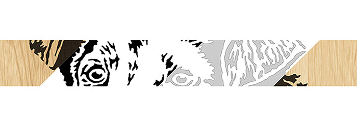 001-Dog Fretwork Scroll Saw Pattern - Alex Fox Patterns