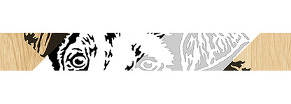 001-Dog Fretwork Scroll Saw Pattern - Alex Fox Patterns