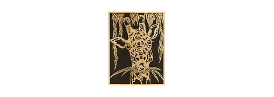 003-Giraffe Fretwork Scroll Saw Pattern - Alex Fox Patterns