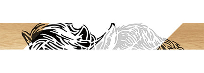 004-Horses Fretwork Scroll Saw Pattern - Alex Fox Patterns