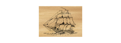 008-Ship Fretwork Scroll Saw Pattern - Alex Fox Patterns