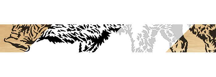 009-Boar Fretwork Scroll Saw Pattern - Alex Fox Patterns