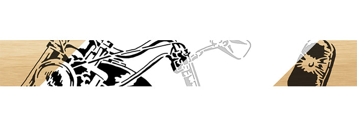 012-Bike Fretwork Scroll Saw Pattern - Alex Fox Patterns