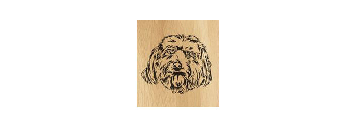 013-Dog Fretwork Scroll Saw Pattern - Alex Fox Patterns
