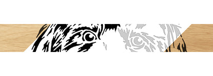 013-Dog Fretwork Scroll Saw Pattern - Alex Fox Patterns
