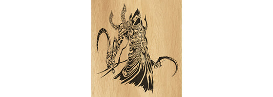015-Reaper Fretwork Scroll Saw Pattern - Alex Fox Patterns