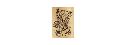 019-Cub Fretwork Scroll Saw Pattern - Alex Fox Patterns