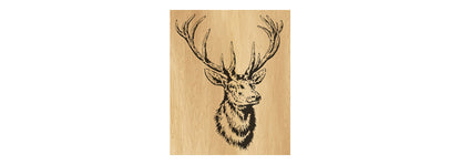 020-Elk Fretwork Scroll Saw Pattern - Alex Fox Patterns
