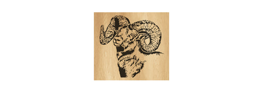021-Ram Fretwork Scroll Saw Pattern - Alex Fox Patterns