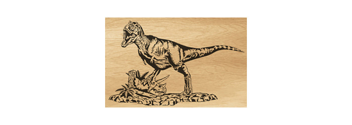 024-Dinosaur Fretwork Scroll Saw Pattern - Alex Fox Patterns