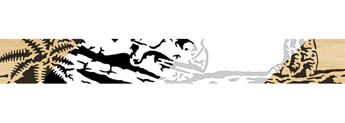 024-Dinosaur Fretwork Scroll Saw Pattern - Alex Fox Patterns