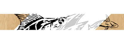 034-Marlin Fretwork Scroll Saw Pattern - Alex Fox Patterns