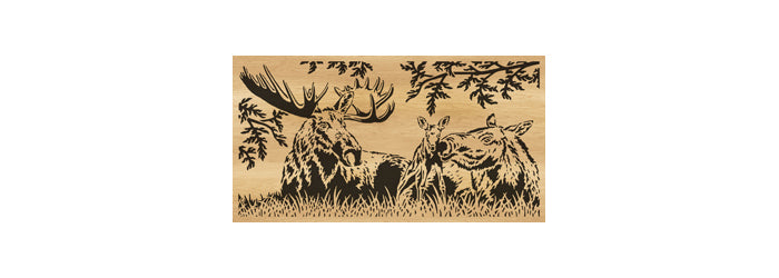 035-Mooses Fretwork Scroll Saw Pattern - Alex Fox Patterns