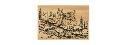 038-Bobcat Fretwork Scroll Saw Pattern - Alex Fox Patterns