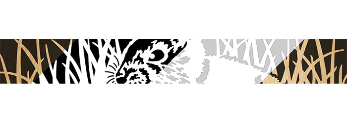 048-Rabbit Fretwork Scroll Saw Pattern - Alex Fox Patterns