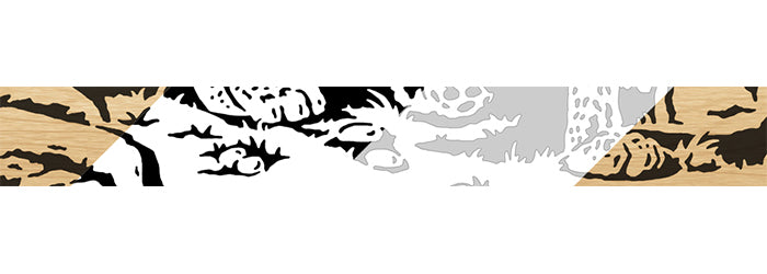 049-Leopard Fretwork Scroll Saw Pattern - Alex Fox Patterns