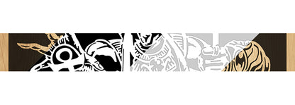050-Anubis Fretwork Scroll Saw Pattern - Alex Fox Patterns