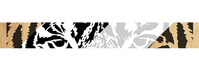 054-Tiger Fretwork Scroll Saw Pattern - Alex Fox Patterns