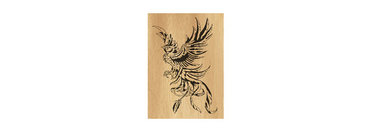 055-Phoenix Fretwork Scroll Saw Pattern - Alex Fox Patterns