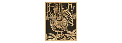 058-Capercaillie Fretwork Scroll Saw Pattern - Alex Fox Patterns