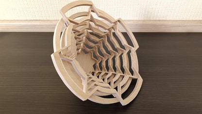 C275-Bowl Scroll Saw Pattern - Alex Fox Patterns