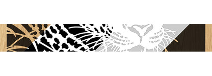 063-Jaguar Fretwork Scroll Saw Pattern - Alex Fox Patterns