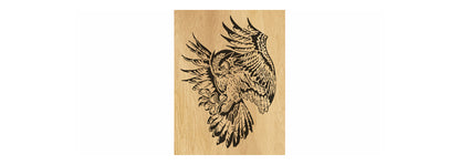 066-Owl Fretwork Scroll Saw Pattern - Alex Fox Patterns