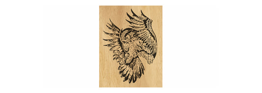 066-Owl Fretwork Scroll Saw Pattern - Alex Fox Patterns