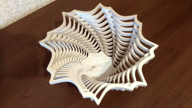 C030-Bowl Scroll Saw Pattern - Alex Fox Patterns