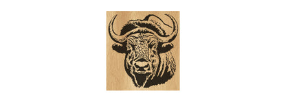 070-Bison Fretwork Scroll Saw Pattern - Alex Fox Patterns