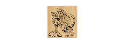 081-Griffin Fretwork Scroll Saw Pattern - Alex Fox Patterns