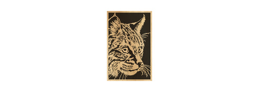 082-Bobcat Fretwork Scroll Saw Pattern - Alex Fox Patterns