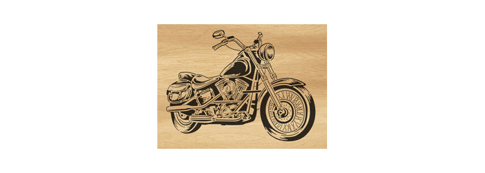 083-Bike Fretwork Scroll Saw Pattern - Alex Fox Patterns