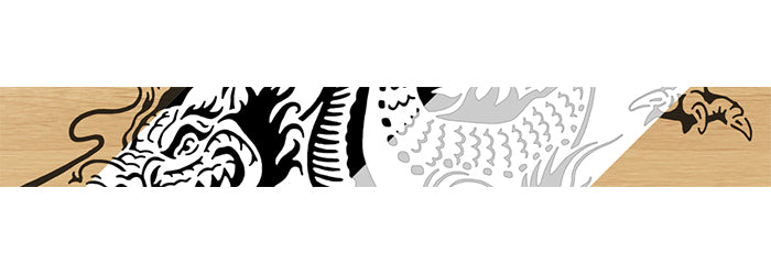 088-Chinese Dragon Fretwork Scroll Saw Pattern - Alex Fox Patterns