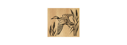 089-Duck Fretwork Scroll Saw Pattern - Alex Fox Patterns