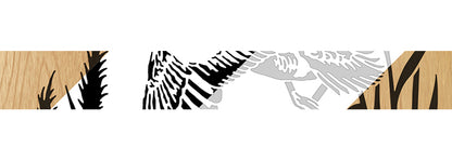 089-Duck Fretwork Scroll Saw Pattern - Alex Fox Patterns