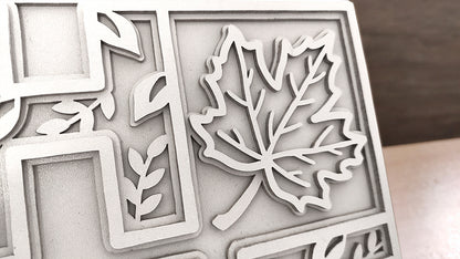 C190-Home Set Layered Scroll Saw Patterns - Alex Fox Patterns